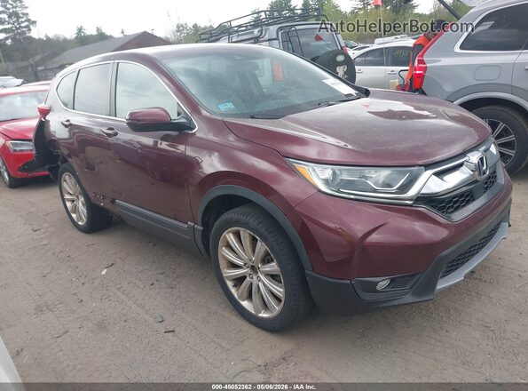 7FARW2H89JE091272 2018 HONDA CR-V Красный Передняя правая четверть