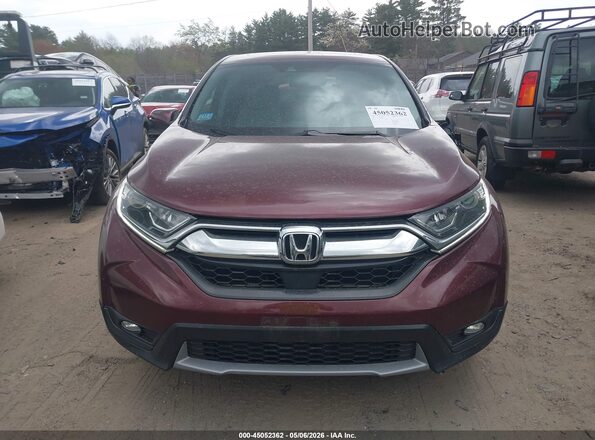 7FARW2H89JE091272 2018 HONDA CR-V Красный Вид щитка приборов