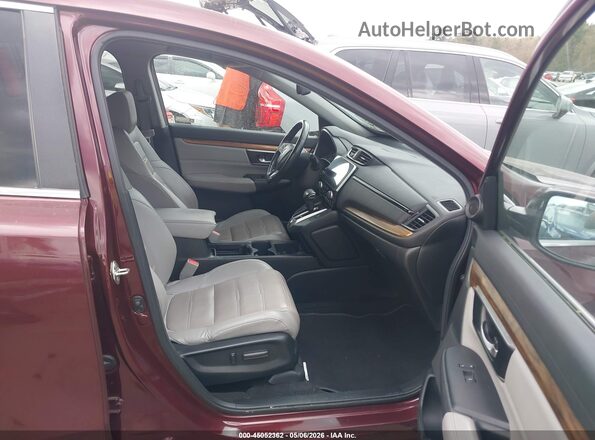 7FARW2H89JE091272 2018 HONDA CR-V Красный Вид салона спереди