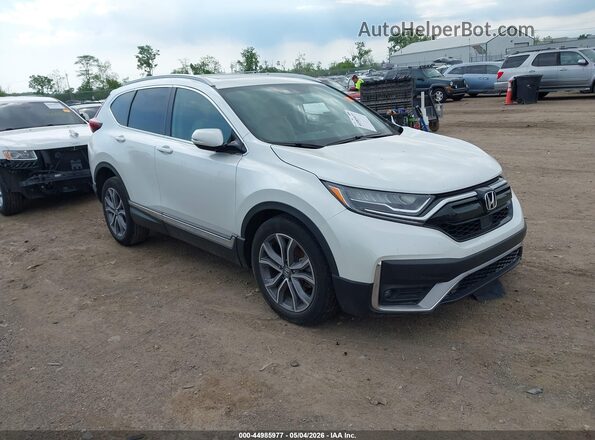 7FARW2H96NE024627 2022 HONDA CR-V Белый Передняя правая четверть