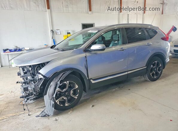 7FARW2H97JE042032 2018 HONDA CR-V Silver Front left