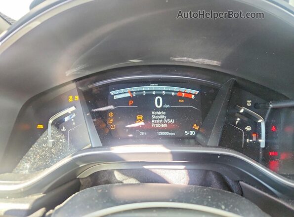 7FARW2H97NE047463 2022 HONDA CR-V Black ხელსაწყოთა პანელის ხედი