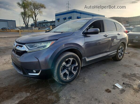 7FARW2H99KE030806 2019 HONDA CR-V Серый Передняя левая четверть