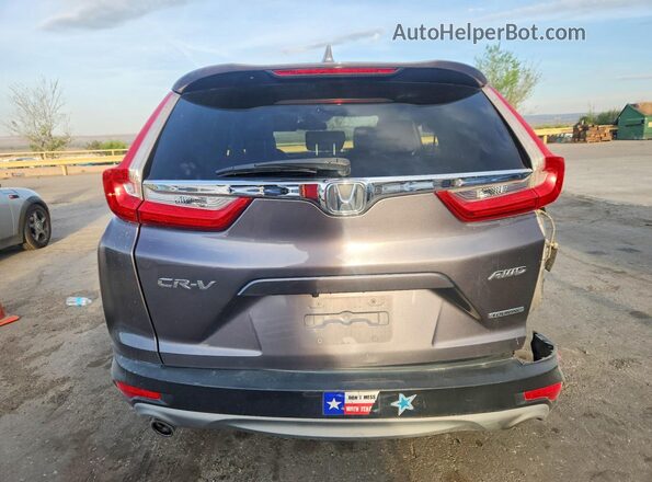 7FARW2H99KE030806 2019 HONDA CR-V Серый Вид сзади