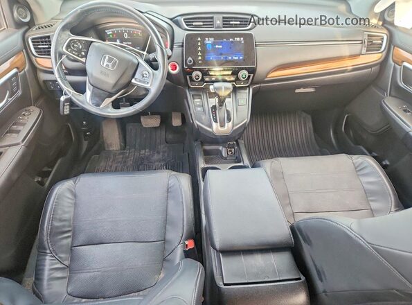 7FARW2H99KE030806 2019 HONDA CR-V Серый Вид панели приборов