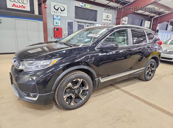 7FARW2H9XJE046527 2018 HONDA CR-V Black Vista tres cuartos delantera izquierda