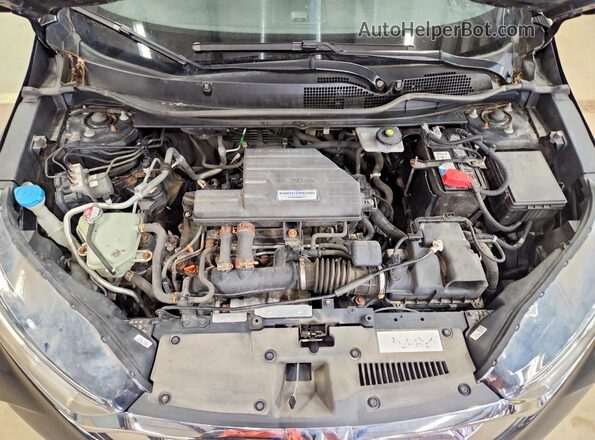 7FARW2H9XJE046527 2018 HONDA CR-V Black Vista del compartimento del motor