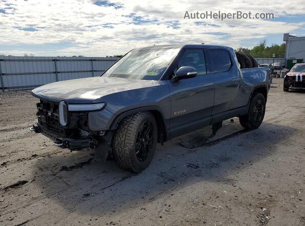 7FCTGAAA1NN016086 2022 RIVIAN R1T Gray წინა მარცხენა ხედი სამი მეოთხედიდან