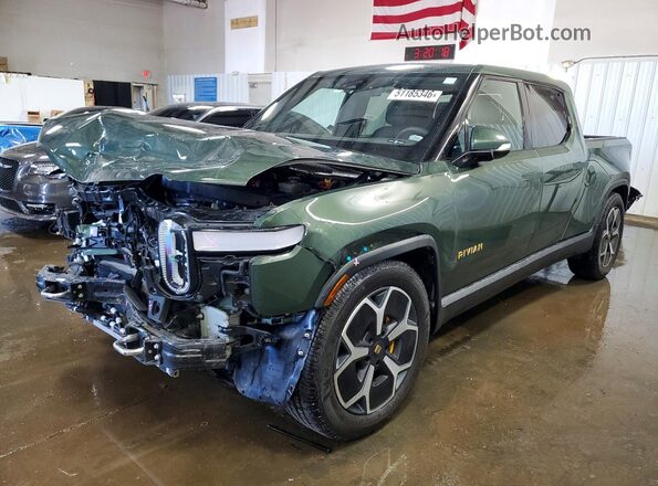 7FCTGAAA3PN024998 2023 RIVIAN R1T Зеленый Передняя левая четверть