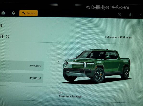 7FCTGAAA3PN024998 2023 RIVIAN R1T Зеленый Вид щитка приборов