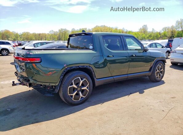 7FCTGAAA7NN015184 2022 RIVIAN R1T Зеленый Задняя правая четверть