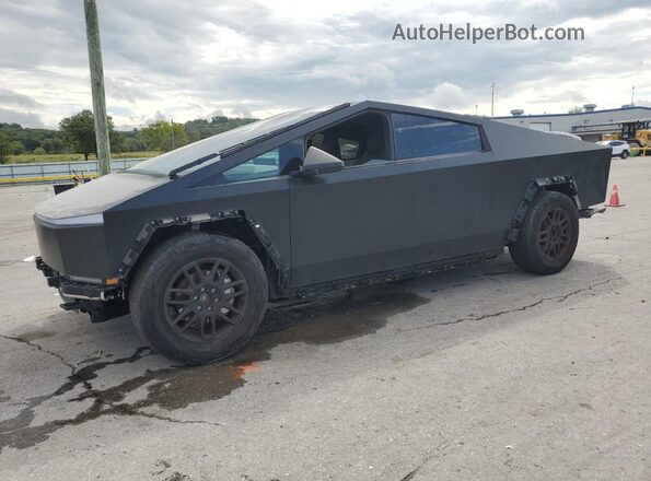 7G2CEHED1RA028066 2024 TESLA CYBERTRUCK Черный Передняя левая четверть