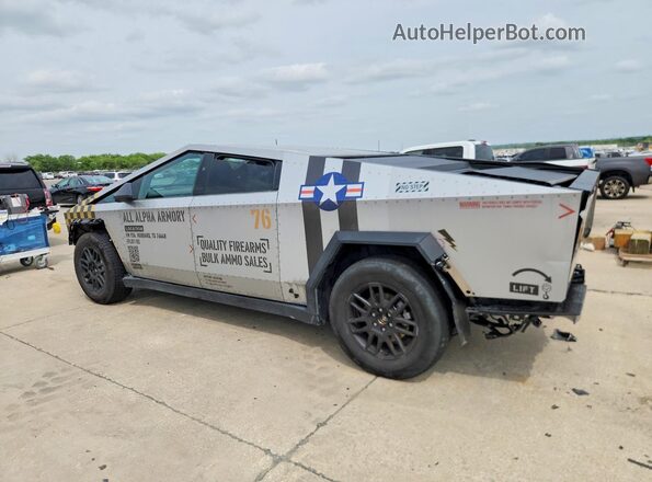 7G2CEHED6RA049138 2024 TESLA CYBERTRUCK Silver Задня ліва чверть