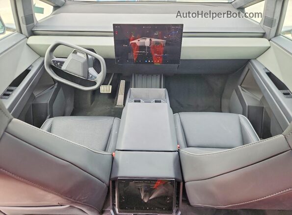 7G2CEHED6RA049138 2024 TESLA CYBERTRUCK Silver Вид панелі приладів