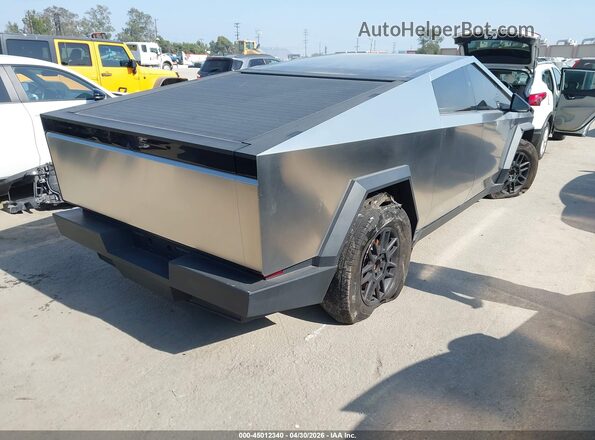 7G2CEHED8RA056642 2024 TESLA CYBERTRUCK Серый Задняя правая четверть