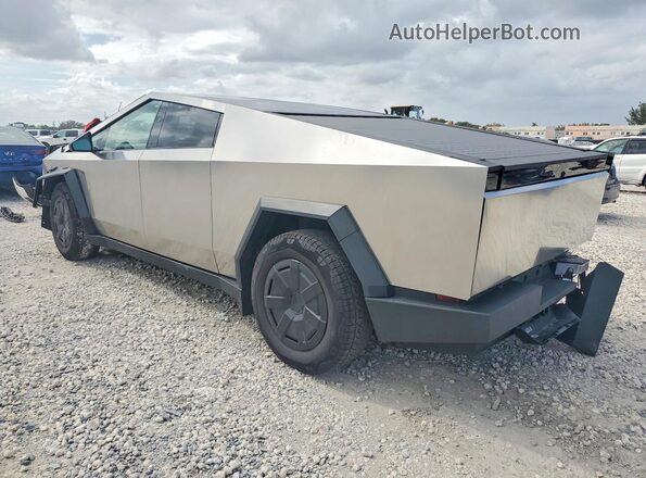 7G2CEHEDXSA073450 2025 TESLA CYBERTRUCK Silver Tył lewy