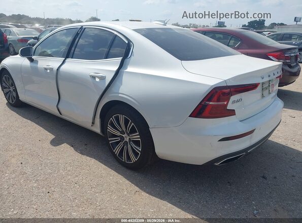 7JRA22TL8LG036662 2020 VOLVO S60 Белый Задняя левая четверть