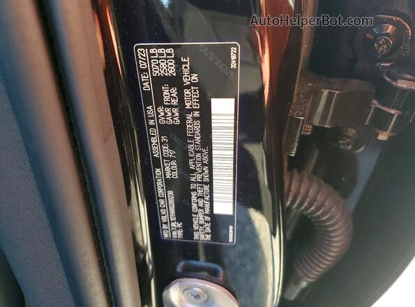 7JRL12THXRG289238 2024 VOLVO S60 Black Vista del compartimento del motor