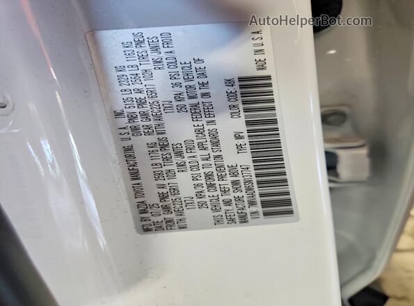 7MMVAADW6SN137747 2025 MAZDA CX-5 White Widok naklejki z numerem VIN