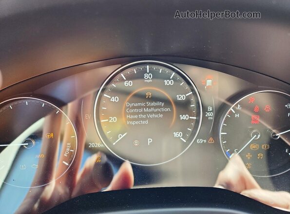 7MMVAAEW7TN145436 2026 MAZDA CX-5 Burgundy Vista del cuadro de instrumentos