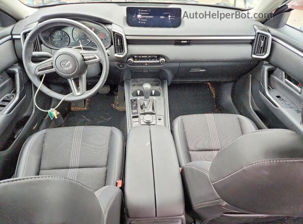 7MMVABAM1RN199186 2024 MAZDA CX-5 Синий Вид панели приборов