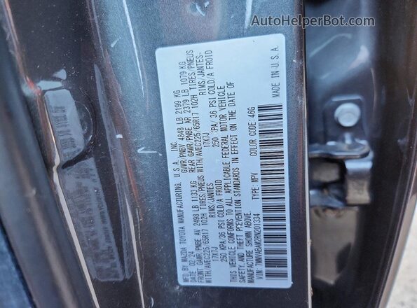 7MMVABAM2RN201334 2024 MAZDA CX-5 Серый Вид наклейки с VIN-кодом