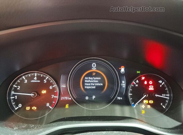 7MMVABCM0PN106135 2023 MAZDA CX-5 Красный Вид щитка приборов