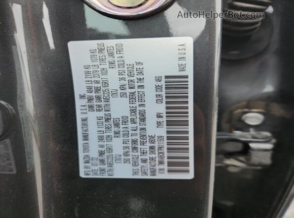 7MMVABCM7PN111509 2023 MAZDA CX-5 Серый Вид наклейки с VIN-кодом