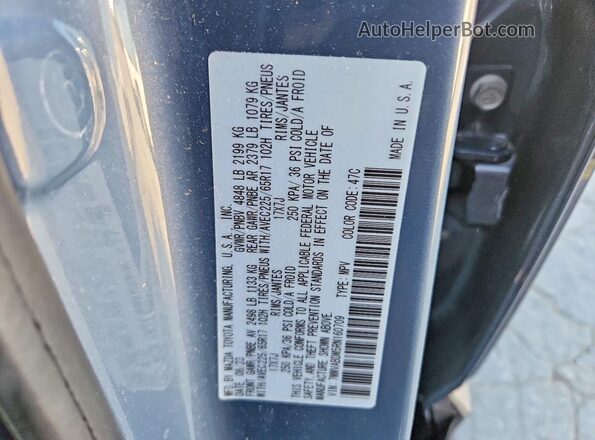 7MMVABDM5RN160709 2024 MAZDA CX-5 Gray Widok naklejki z numerem VIN