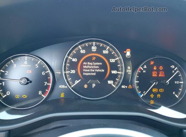 7MMVABDM8SN323729 2025 MAZDA CX-5 Синий Вид щитка приборов