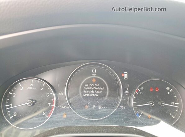 7MMVABEMXSN311578 2025 MAZDA CX-5 Белый Вид щитка приборов