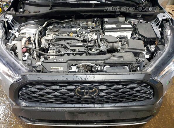 7MUCAABG8PV045064 2023 TOYOTA COROLLA Серебряный Вид задней части салона
