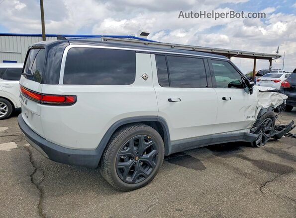 7PDSGCBAXRN031597 2024 RIVIAN R1S Белый Задняя правая четверть