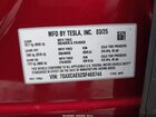 2025 Tesla Model X Long Range Красный vin: 7SAXCAE52SF469744