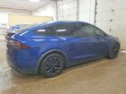 2022 Tesla Model X Синий vin: 7SAXCAE53NF350136