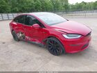 2022 Tesla Model X Dual Motor All-wheel Drive Red vin: 7SAXCBE55NF343159