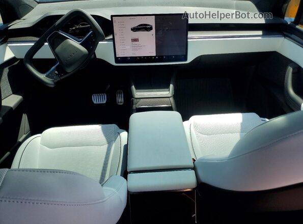 7SAXCBE60TF481391 2026 TESLA MODEL Gray Вид панелі приладів