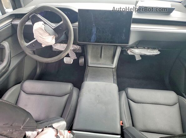 7SAXCBE62RF453942 2024 TESLA MODEL White Вид панелі приладів