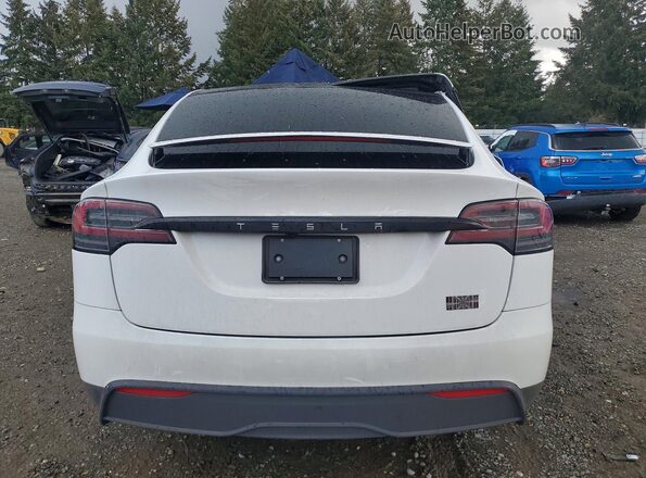 7SAXCBE62RF453942 2024 TESLA MODEL White Вид ззаду