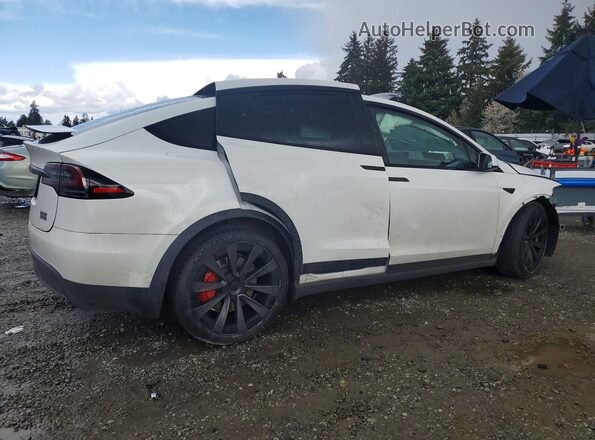 7SAXCBE62RF453942 2024 TESLA MODEL White Задня права чверть