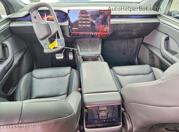 7SAXCBE69NF355386 2022 TESLA MODEL Black წინა პანელის ხედი