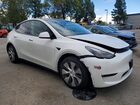 2024 Tesla Model Y White vin: 7SAYGAEE0RF984681