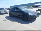 2022 Tesla Model Y Long Range Dual Motor All-wheel Drive Black vin: 7SAYGAEE1NF387744