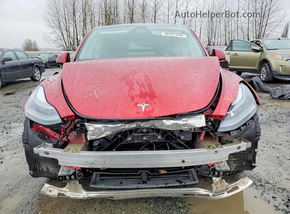 7SAYGAEE1RF001992 2024 TESLA MODEL Red Front view