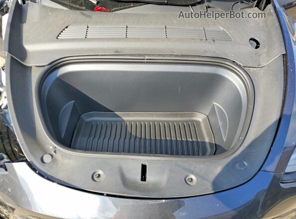 7SAYGAEE1SF302445 2025 TESLA MODEL Gray Rear interior view