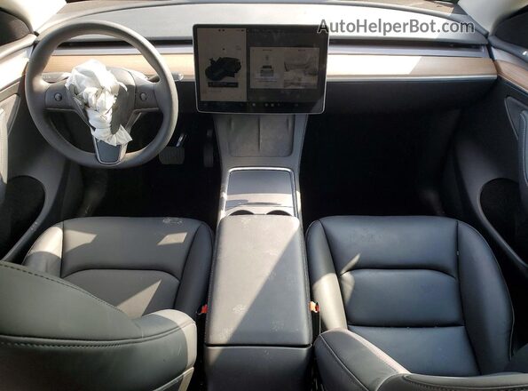 7SAYGAEE1SF302445 2025 TESLA MODEL Gray Dashboard view