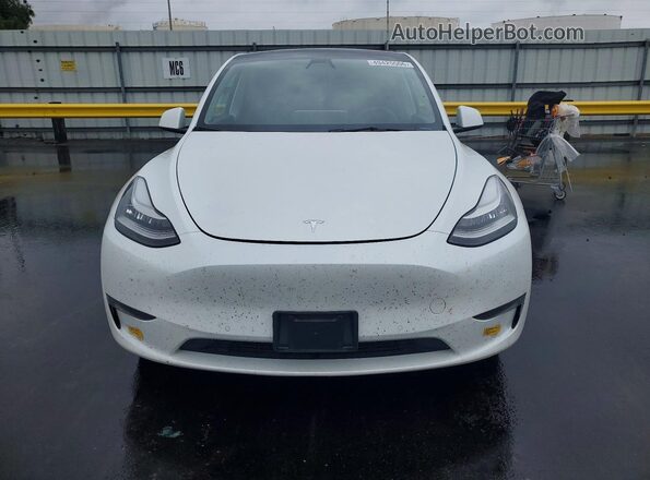 7SAYGAEE2NF348211 2022 TESLA MODEL White Front view