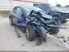 2022 Tesla Model Y Long Range Dual Motor All-wheel Drive Blue vin: 7SAYGAEE2NF426650