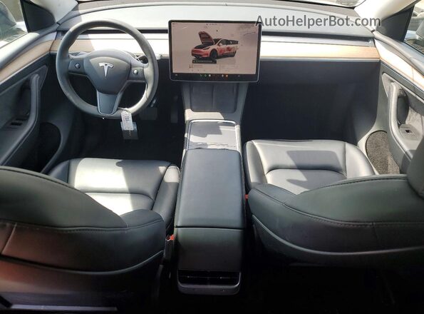 7SAYGAEE2PF836805 2023 TESLA MODEL Charcoal Առջևի վահանակի տեսք