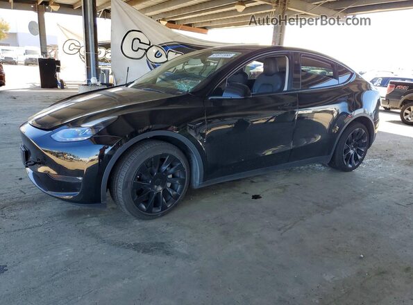 7SAYGAEE2PF926486 2023 TESLA MODEL Black Առջևի ձախ երեք քառորդ տեսարան